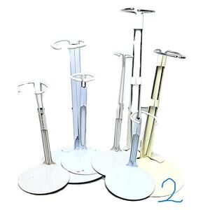 2* ( 7 ) Various Size Doll Stands